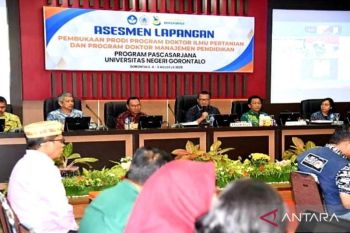 Universitas Negeri Gorontalo buka program Doktor Ilmu Pertanian dan Doktor Manajemen Pendidikan