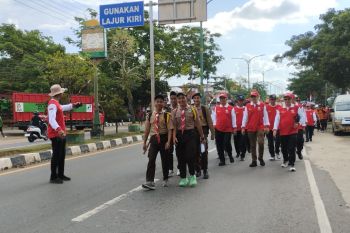 Ratusan peserta ikuti Napak Tilas Kemerdekaan di Tabalong