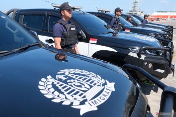 Upacara pengukuhan Satgas Patroli Imigrasi di Bali