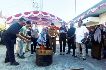 KPU Barito Utara musnahkan 488 surat suara rusak jelang PSU