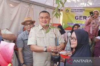 Bupati Bogor bagikan bibit pohon gratis untuk hijaukan lingkungan