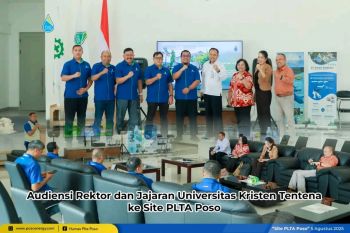 Poso Energy terima audiensi Rektor Universitas Kristen Tentena