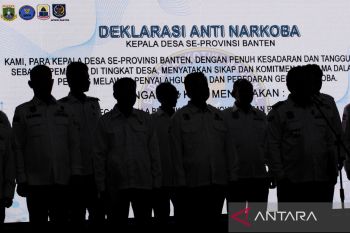 Peluncuran desa bersih narkoba di Banten