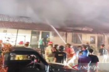Gedung Polres Banjarbaru Kalsel Terbakar