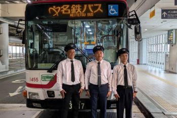 Tiga kandidat driver bus profesional dari JIDS Karanganyar, jadi sorotan media Jepang