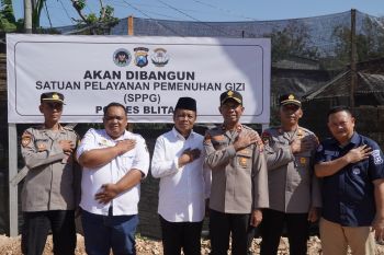 Polres Blitar bangun SPPG Polri sukseskan MBG di Jimbe