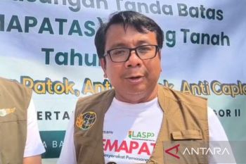 Kantor Pertanahan Bogor II ajak warga pasang tanda batas lahan cegah konflik