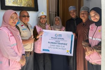 YBM-Srikandi PLN UP3 Gorontalo bantu listrik gratis Yayasan Rumah Yatim