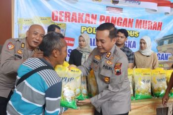 Polres Kudus gelar gerakan pangan murah