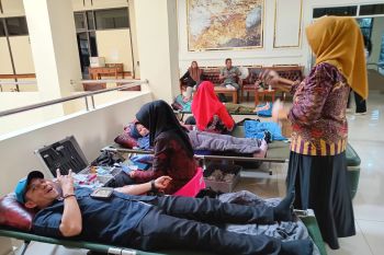Peringatan HUT MA dan RI, PN Tanjungkarang-PMI Lampung siapkan 50 kantung darah