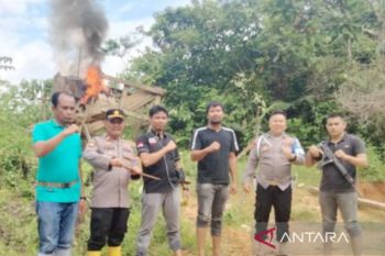 Polres Solok Selatan gerebek lokasi tambang emas ilegal