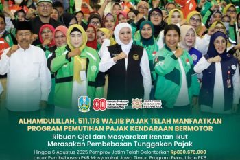 Pemprov Jatim bebaskan Rp830,68 juta dalam Program Pemutihan PKB 2025