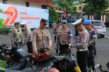 Polda Maluku Utara sidak kendaraan bermotor milik polisi