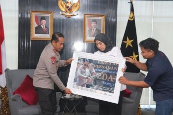Kapolda Sumsel dan Kepala Biro ANTARA bahas sinergi penyebaran informasi publik