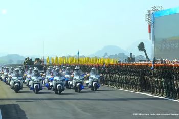 Prabowo urges young soldiers to cherish history, independence