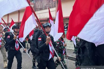 Kirab Kebangsaan personel TNI/Polri/Pemkot Batam sambut HUT RI