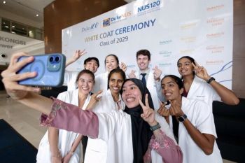 Career-switching professionals, twins and trailblazers: Duke-NUS' Class of 2029 redefines path to medicine