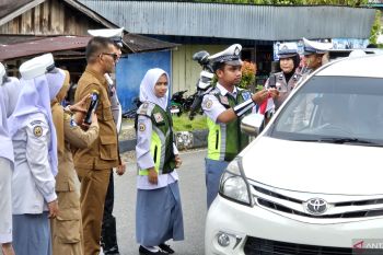 Satlantas ajak pelajar jadi pelopor keselamatan berlalu lintas di Pasaman