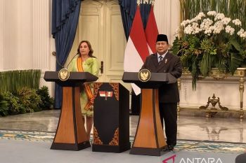 Prabowo-Boluarte teken deklarasi 50 tahun hubungan RI-Peru