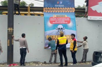 Satlantas Polres Karawang kampanye keamanan dan keselamatan berlalulintas di jalan