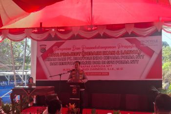Kapolda NTT resmikan program Desain Ikan dan Larva di SPN Polda NTT