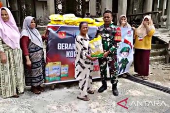 Kodim 1504 Ambon gelar pasar  pangan murah sambut HUT ke-80 RI