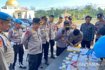 Tes urine massal, Polda Riau pastikan Polisi Meranti bersih dari narkoba
