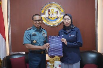 Kepala Biro ANTARA Sumsel audiensi dengan Danlanal Palembang, perkuat sinergi antarlembaga