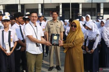 KPU Cianjur menggelar sosialisasi pendidikan pemilih ke sekolah