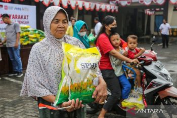 Bulog dan polda sediakan 78,6 ton beras untuk GPM di Jateng