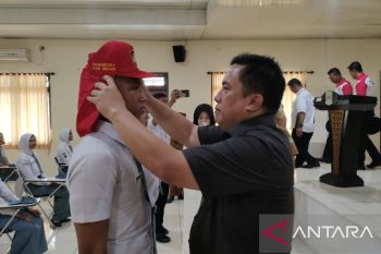 Paskibraka Kabupaten Bekasi jalani pemusatan latihan