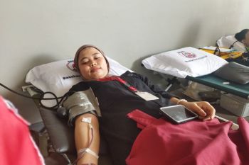 Karyawan Alfamart Cabang Tegal donor darah