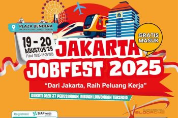 Warga yang masih cari kerja bisa datang ke Jobfest 2025 di Velodrome