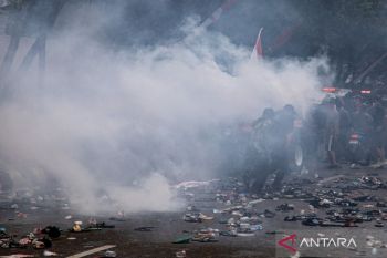 Polresta Pati bantah ada anggota meninggal saat amankan unjuk rasa