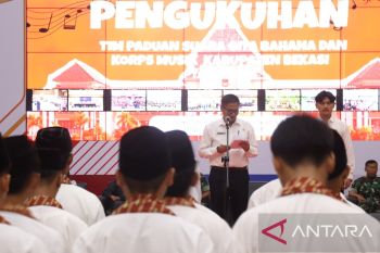 65 anggota Gita Bahana Kabupaten Bekasi dikukuhkan