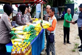 Jaga stabilitas harga, Polres Barut luncurkan Gerakan Pangan Murah