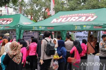 Polres Cianjur catat 56 ton beras terjual dalam gerakan pangan murah