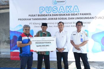 Kilang Cilacap dukung pengembangan pusat budi daya sidat di Panikel