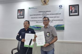 Peradi Palu dan BPJAMSOSTEK lindungi Advokat bukan penerima upah