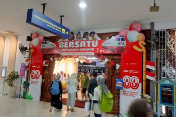 Sebanyak 20 ribuan penumpang KA tiba di Daop 6 pada momen Peringatan Hari Kemerdekaan