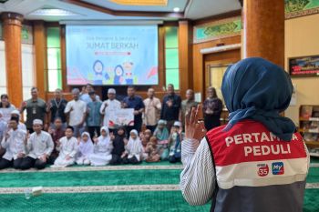 Pertamina Patra Niaga RJBB gelar Jumat Berkah, Wujud kepedulian kepada anak Yatim Piatu