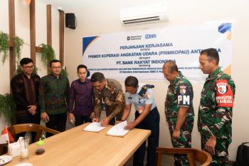 BRI dukung digitalisasi pembayaran parkir di Bandara SMB II Palembang gandeng Primkopau Antariksa