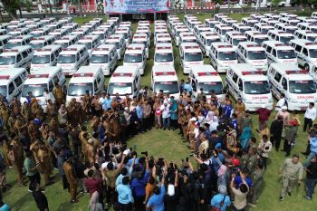 Pemprov Bengkulu salurkan 130 ambulans ke desa-desa