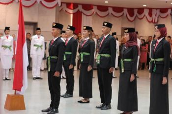 Paskibraka Babel siap laksanakan tugas di upacara bendera HUT Ke-80 RI