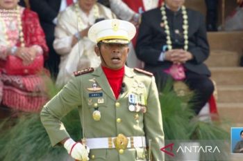 Kolonel Amril Tehupelasury komandan upacara HUT ke-80 RI di Istana