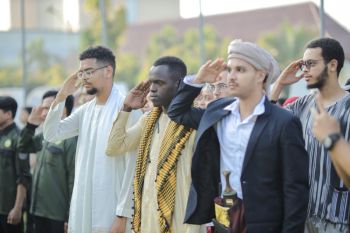 Rangkaian parade prestasi mahasiswa semarakkan Upacara HUT ke-80 RI di UMS