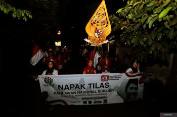 Pementasan teatrikal dan napak tilas pahlawan sukarni