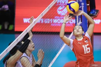 Timnas Voli Putri Indonesia U-21 dikalahkan Korea Selatan U-21