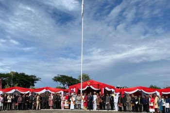 Khidmat dan meriah HUT Ke-80 RI di Balai Kota Padang