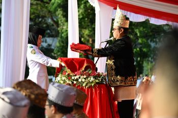 PT Semen Padang gelar upacara HUT ke-80 RI, Dirut Pri Gustari Akbar: Kobarkan semangat kebangkitan